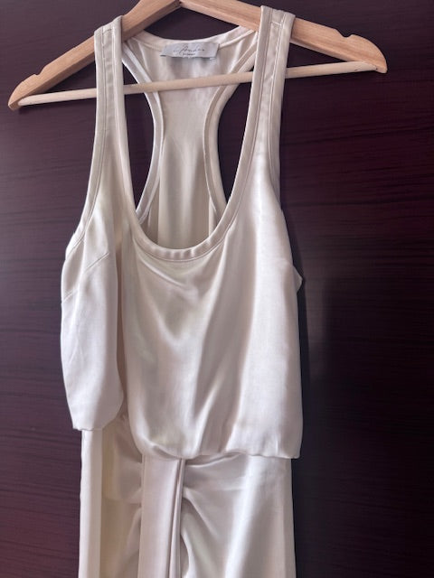 L'Academia white dress