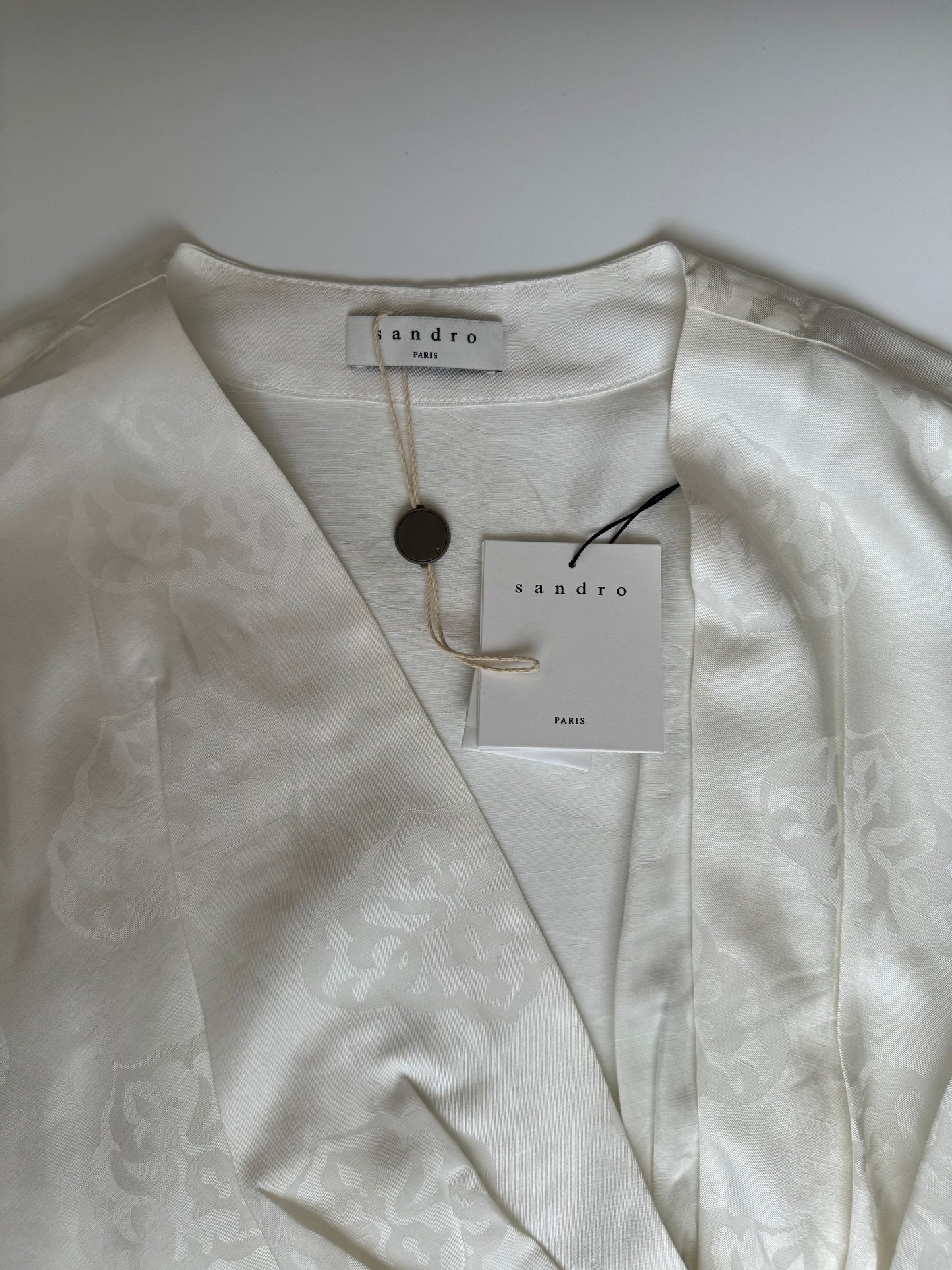 SANDRO women dress. white