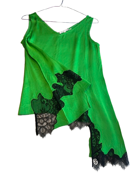 Helmut Lang green top