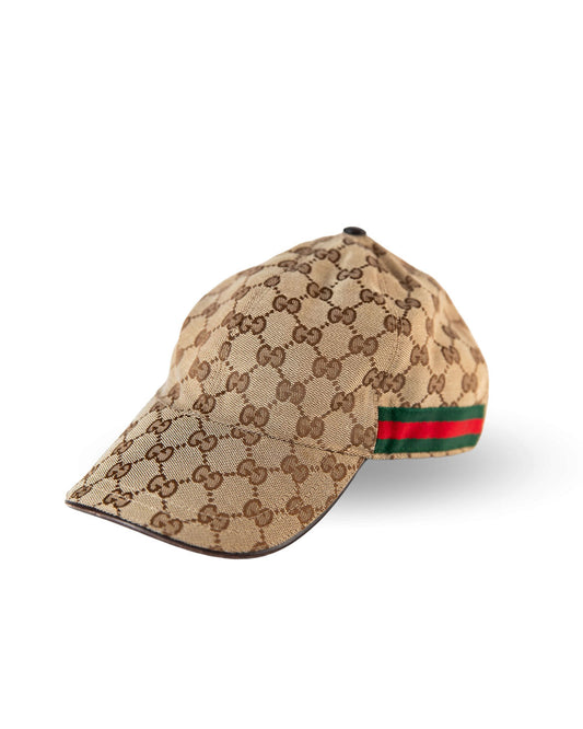 Monogram Gucci cap