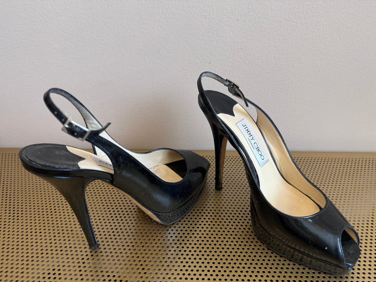 Jimmy Choo black platform