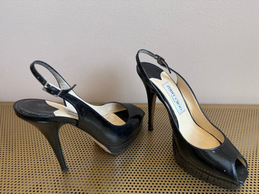Jimmy Choo black platform