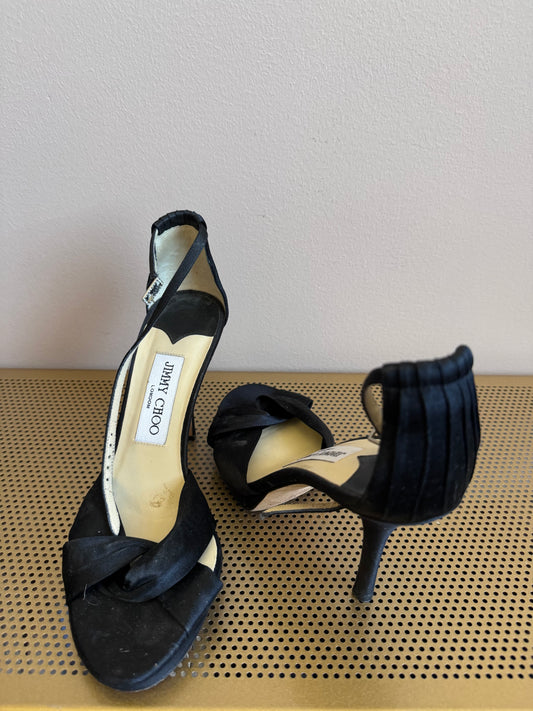 Jimmy Choo black silk